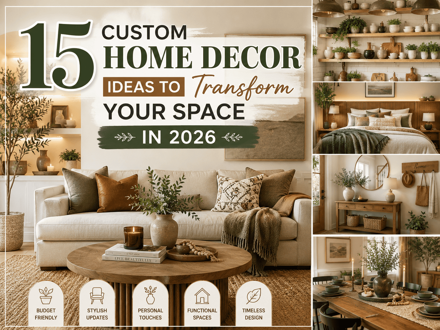 custom home decor ideas