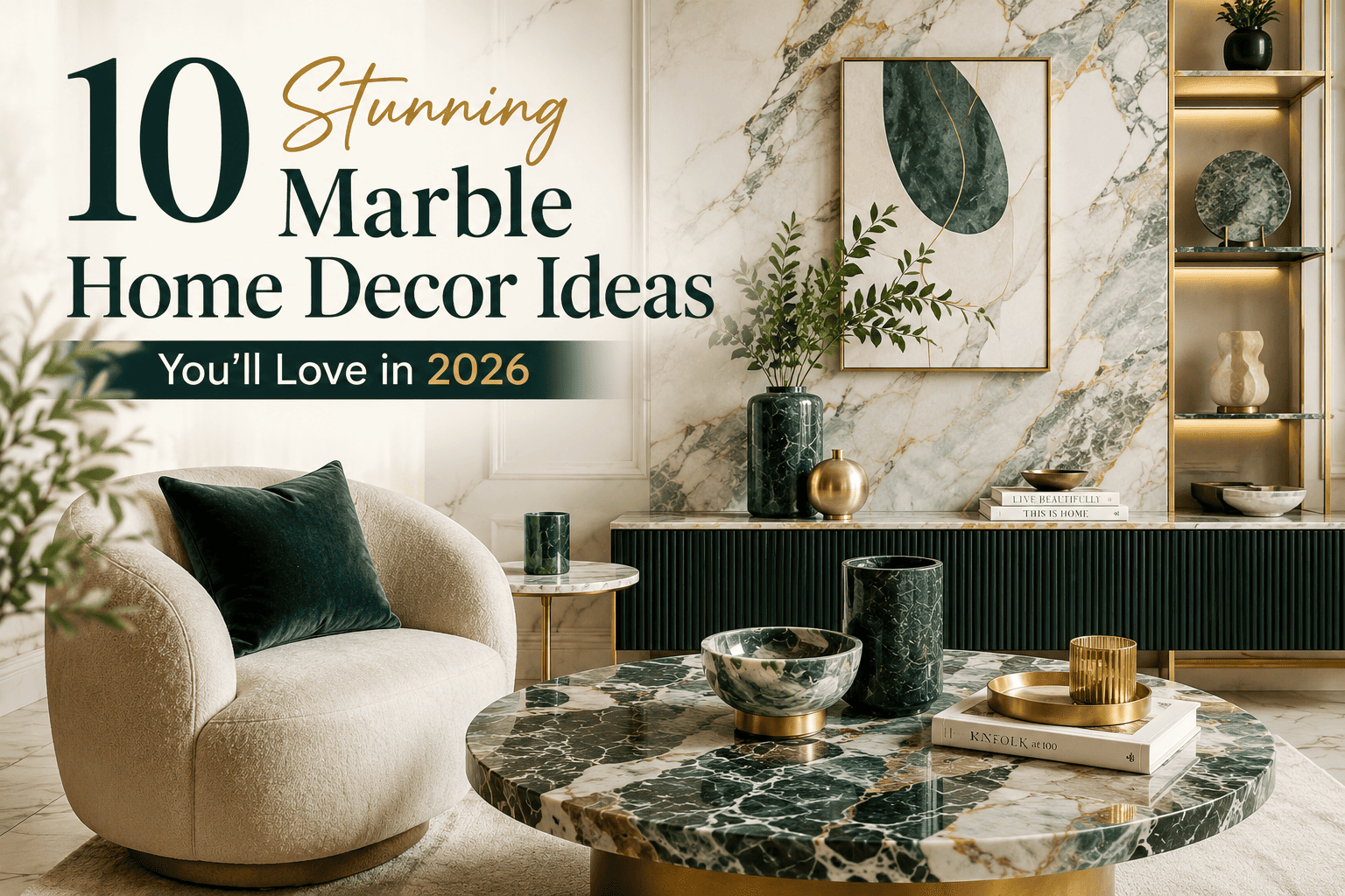10 Stunning Marble Home Decor Ideas You’ll Love in 2026