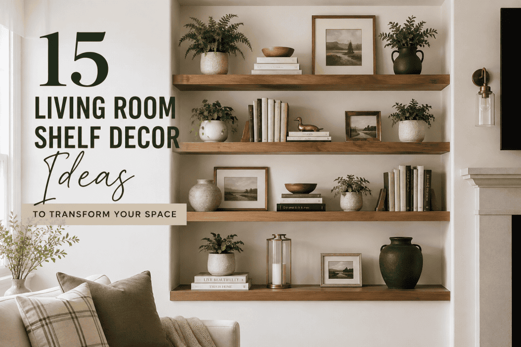 Living Room Shelf Decor
