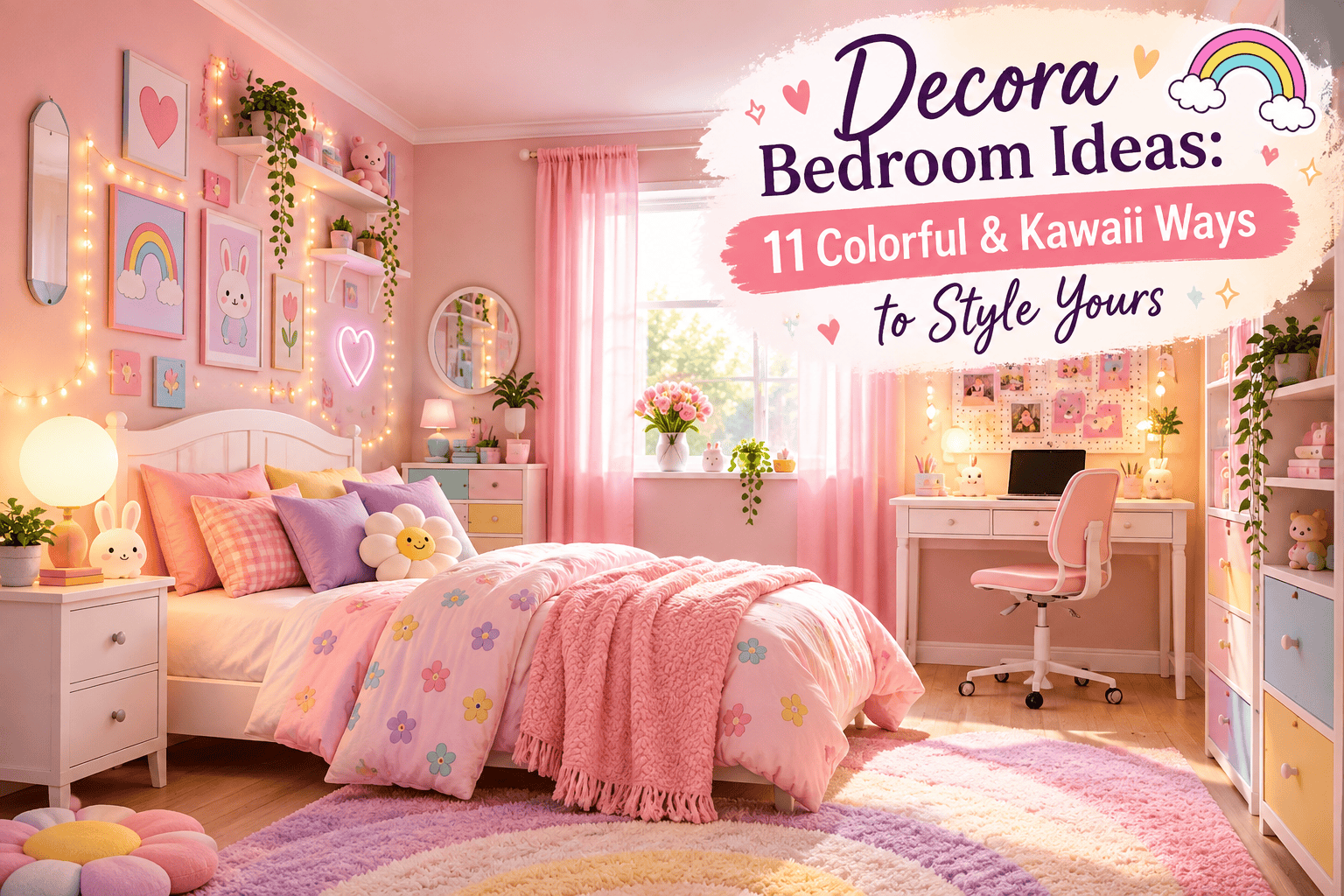 Decora Bedroom Ideas: 11 Colorful & Kawaii Ways to Style Yours
